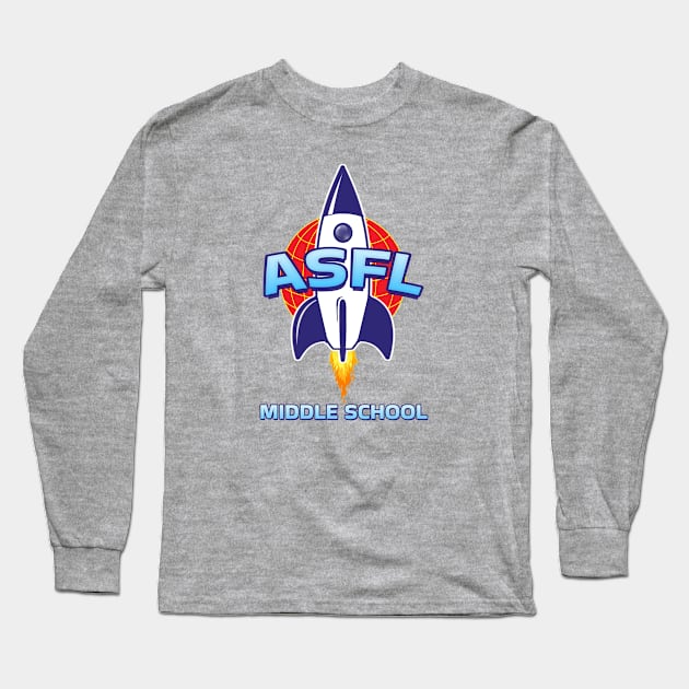 ASFL MIDDLE SCHOOL Long Sleeve T-Shirt by Duds4Fun